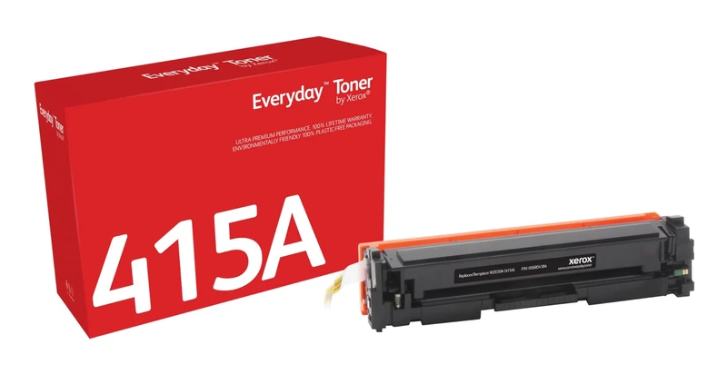 Everyday by Xerox Compatible HP 415A W2030A Black Toner, Standard Capacity