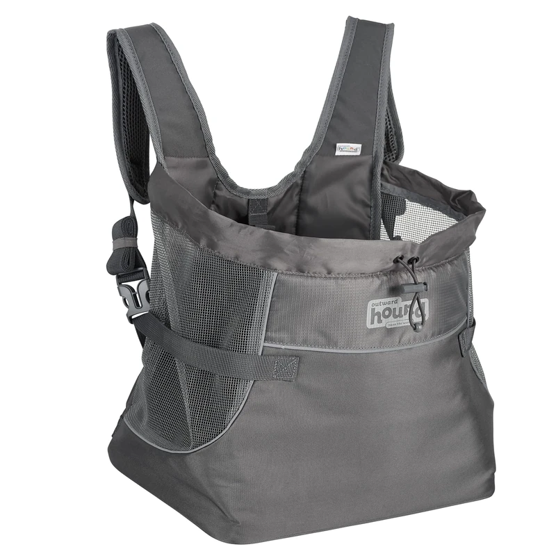 Outward Hound PupPak Dog Front Carrier, Medium, Grey