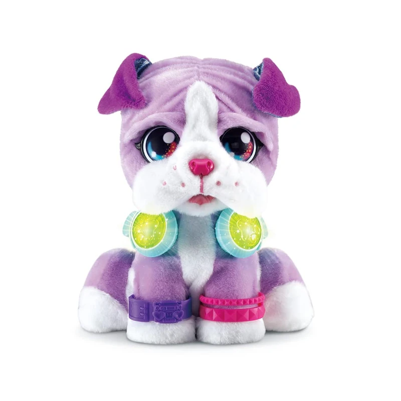 VTech – DJ Beat Boxer, Interactive Plush, Interactive Dog Toy, BeatBox Toy – From 4 Years – FR Version