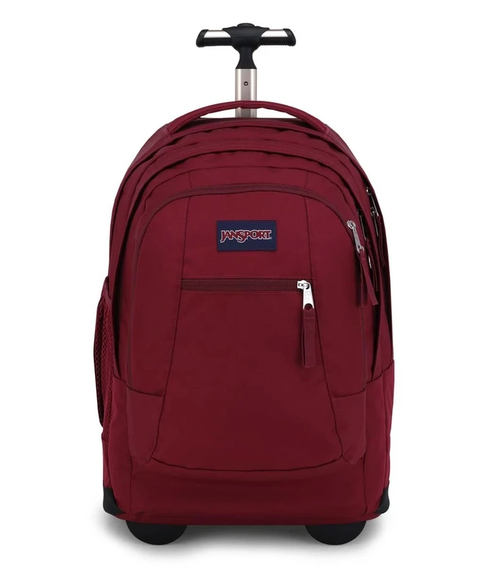JanSport Driver 8 Wheeled Luggage, Russet Red (Red)