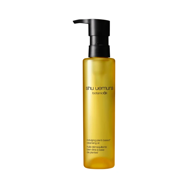 Shu Uemura BotanicOil Face Cleansing Oil, Makeup Remover, Soothing Face Cleanser, Infused with Japanese Yuzu & Essential Oils, for Sensitive Skin, 50ml