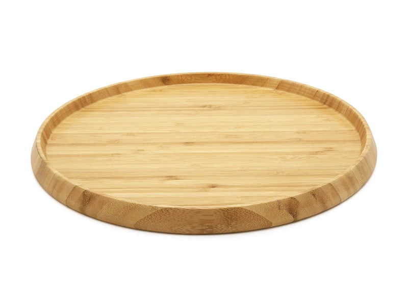 Bredemeijer Round Tray in Natural Bamboo Ø35x2cm