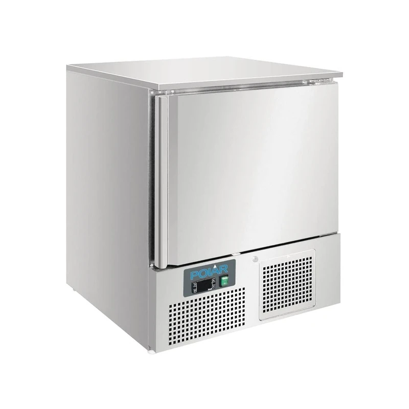 Polar Refrigeration U-Series 160W Undercounter Fish Seafood Storage Fridge 140 Litre, Stainless Steel, -4°C to 4°C, 850(H)x680(W)x700(D)mm, 3 Sturdy Seafood Trays Included, Energy Rating B | UA013
