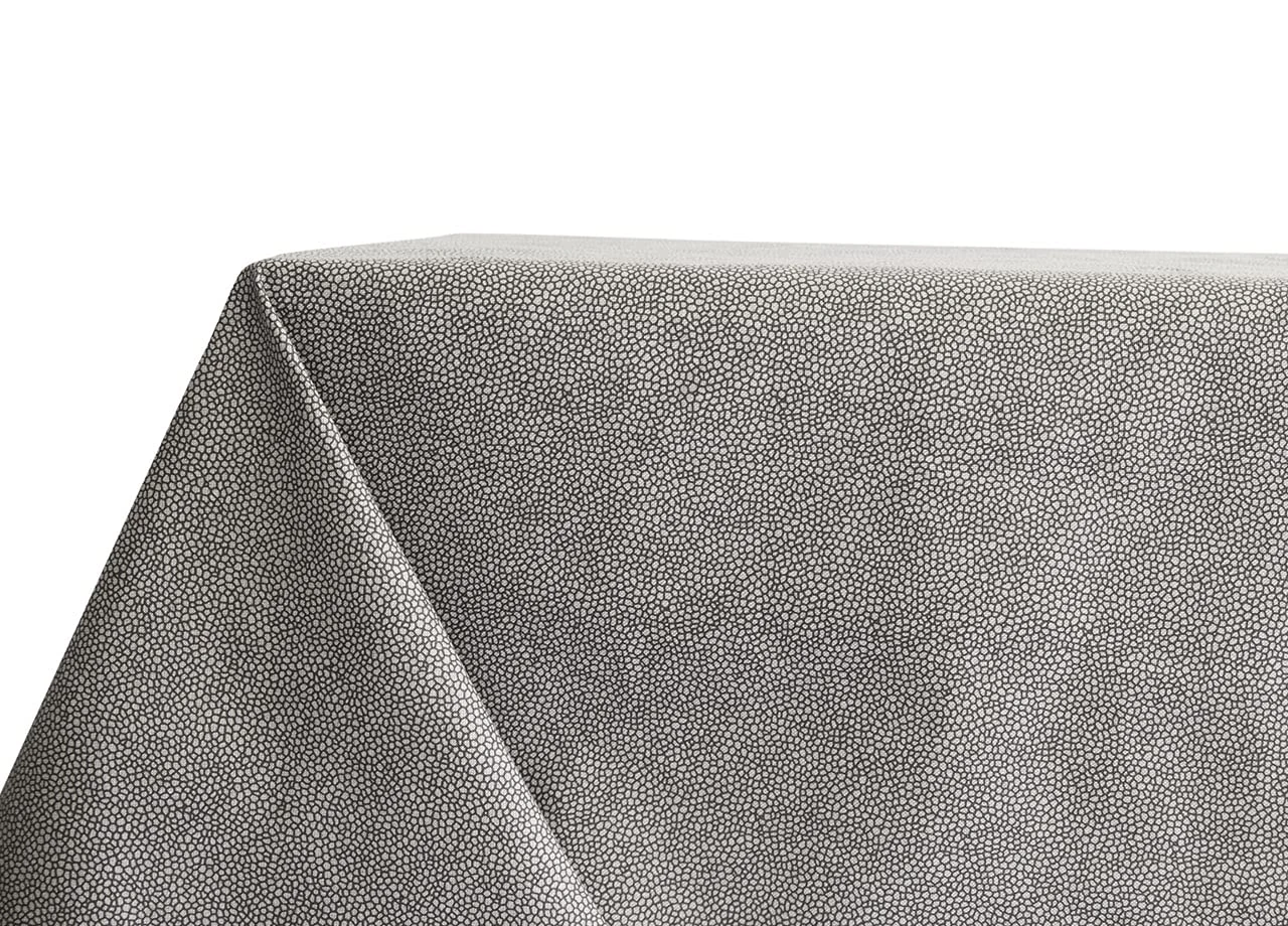 BIANCHERIAWEB Kitchen and Living Room Tablecloth 90 x 90 cm Benedetta Grey Design Made in Italy Table Cloth 100% Cotton