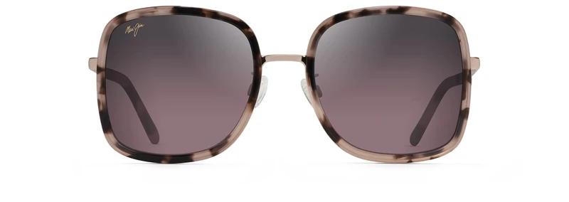 Maui Jim Unisex Sunglasses, Rose Pua Pink Tortoise w, Unica, Rose Pua Pink Tortoise W, One Size