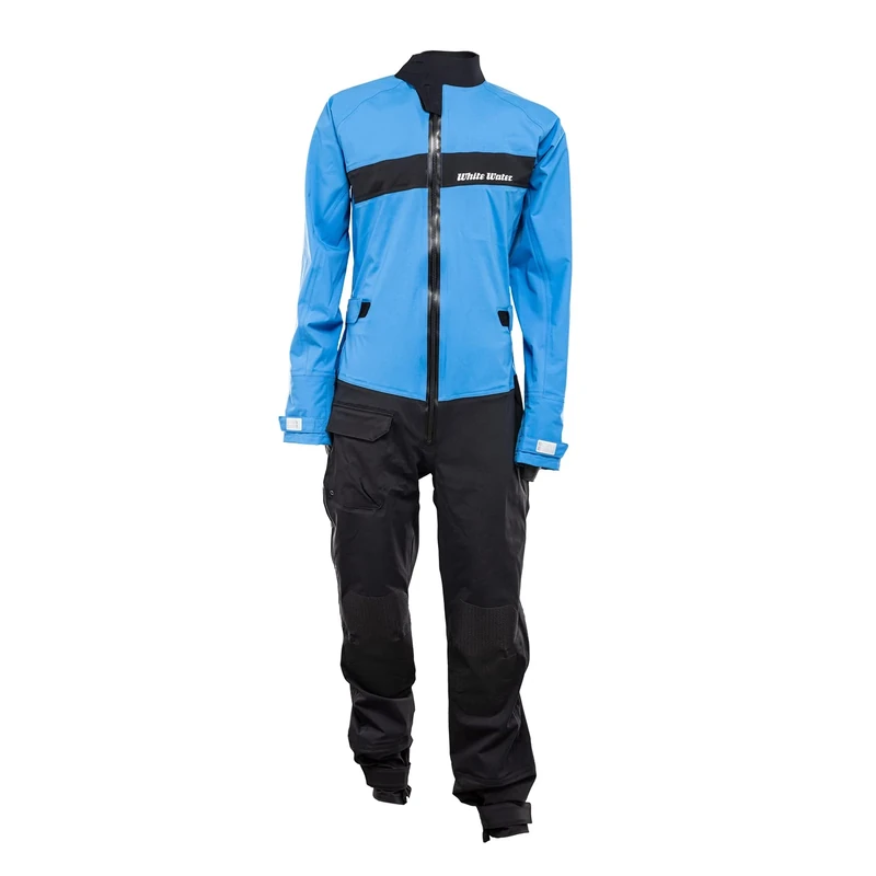 White Water, Firetech 3-Layer, Dryoveralls, Blue; Black, Mt, Unisex-Adult