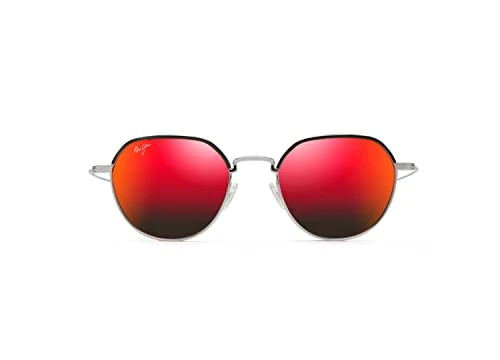 Maui Jim Men's and Women's Island Eyes Polarized Classic Sunglasses, Gunmetal/Hawaii Lava Polarized, M