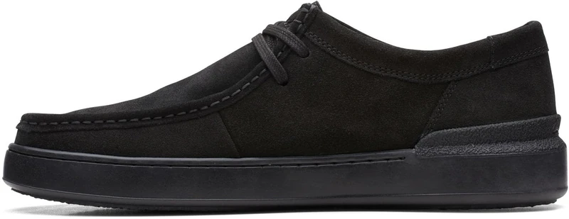 Clarks CourtLiteWally Mens Black/Black, 9.5