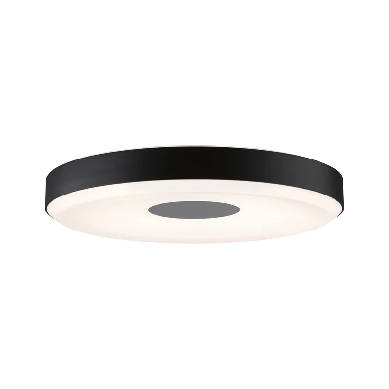 Paulmann 79518 LED Ceiling luminaire Puric Pane 3-Step-Dim 2700K 400lm / 2600lm 230V 23W dimmable Black/Grey