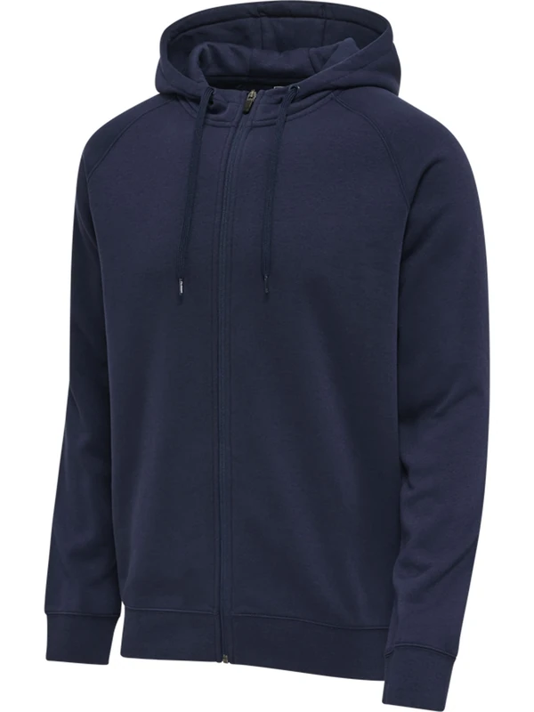 hummel HML Classic Zip Up Hoodie - Red, Navy, 5XL