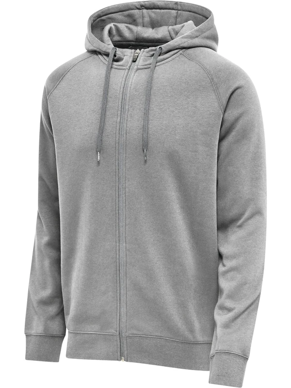 hummel Hmlred Multisport Men's Zip Hoodie Size Grey Melange