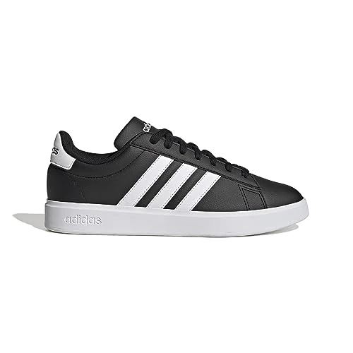 adidas Men's Grand Court 2.0 Sneaker, Core Black Ftwr White Core Black, 11 UK