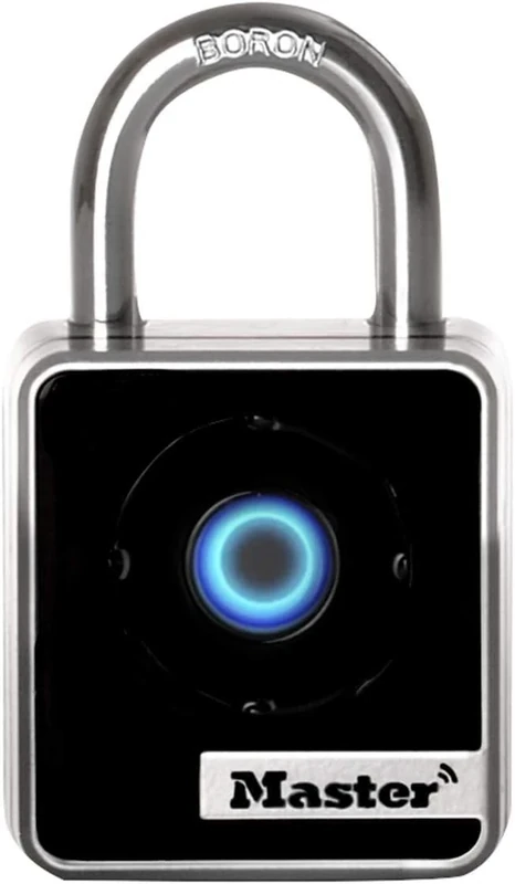 Master Lock 4400EUREC Bluetooth Smart Padlock for Professional and Private Use, Indoor, Bluetooth Access with Smartphone