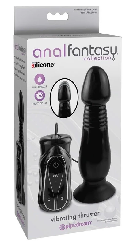 analfantasy collection Vibrating Anal Dildo-5412490000 Schwarz One Size - Image 1