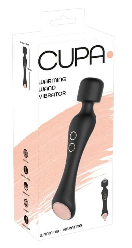 CUPA Warming Wand Massage Stick Schwarz One Size