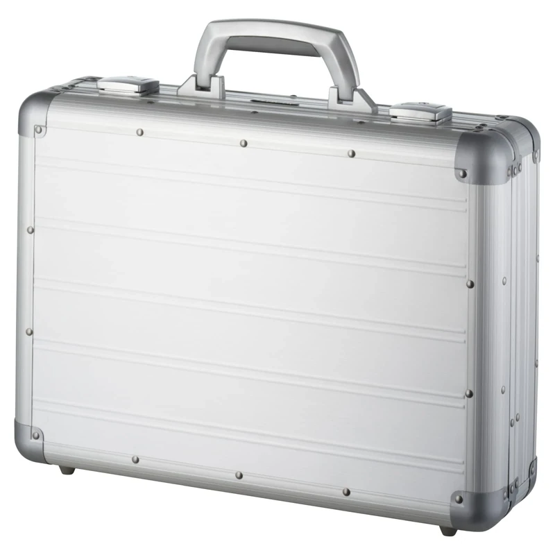 Alumaxx Fixbag Attaché Venture Laptop Case Approx. 33.5 x 45.5 x 13.5 cm, silver, ca. 33,5 x 45,5 x 13,5 cm, fixbag Attaché Venture Laptop Case