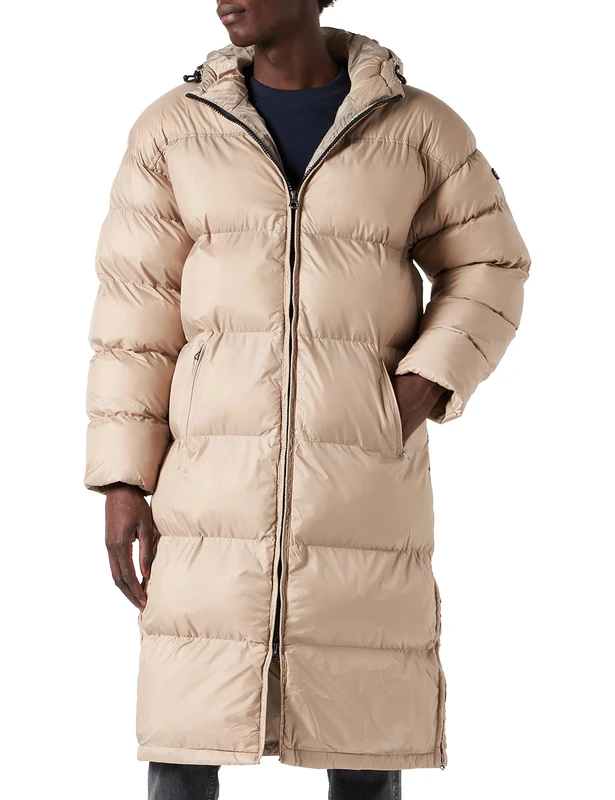 Schott NYC Unisex Down Jacket, beige, XS