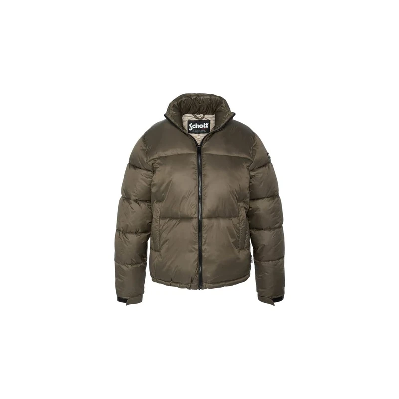 Schott NYC Belstarwrs Schott Short Quilted Down Jacket, Bronze, S