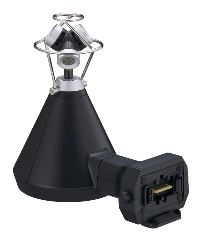 Zoom VRH-8 Ambisonic Microphone Capsule for 360° Audio Recording – Ideal for VR, AR and 3D Sound, professional surround sound, black