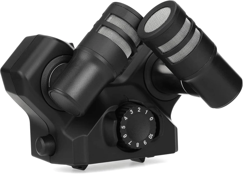 Zoom XAH-8 Stereo Microphone Capsule for H8 Handy Recorder – XY/AB Recording for Music, Podcast & Video, black