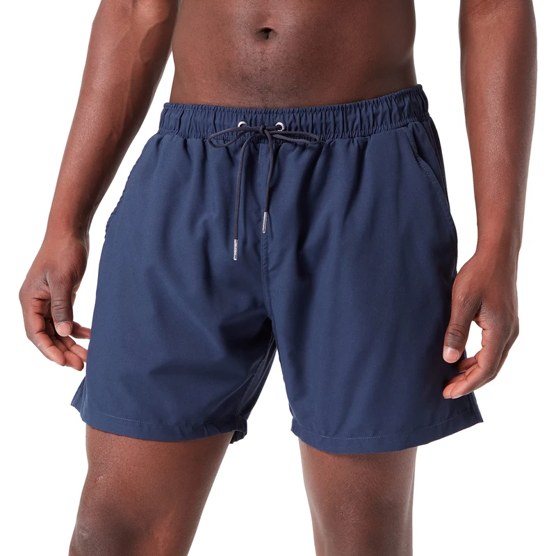ALPHA INDUSTRIES Men's Hydrochromic AOP Swimshort Swim Trunks, rep.Blue, XXL