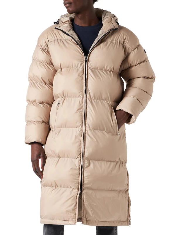 Schott NYC Unisex Down Jacket, beige, L