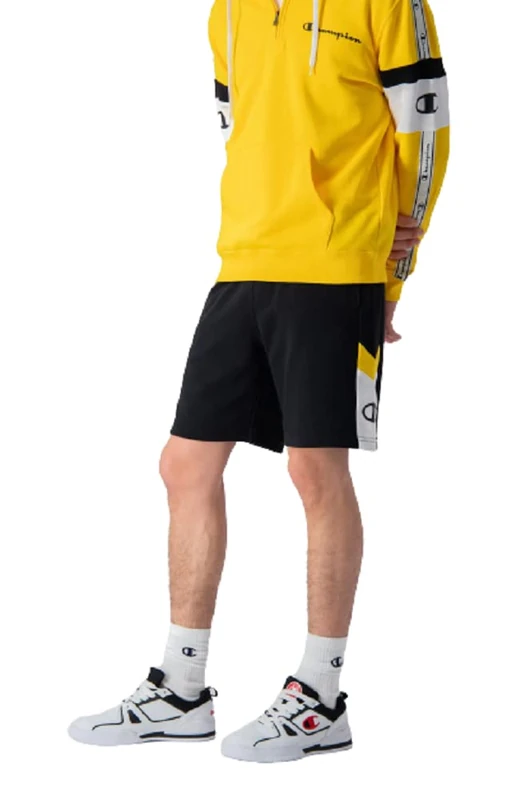 CHAMPION Men's Sports Shorts Color Block M Black - Shorts Man