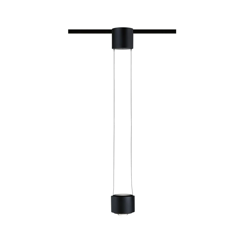 Paulmann 96813 Aldan URail LED Pendant 930lm / 530lm 8.5 / 1x4.5W 4000K dimmable 230V Black matt, Black Rail System