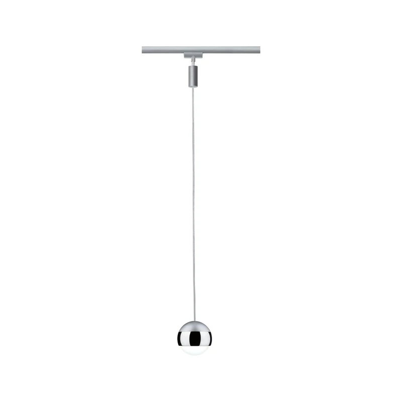 Paulmann 96804 Capsule II URail LED Pendant 440lm 6.3W 4000K dimmable 230V Chrome matt, Chrome Rail System