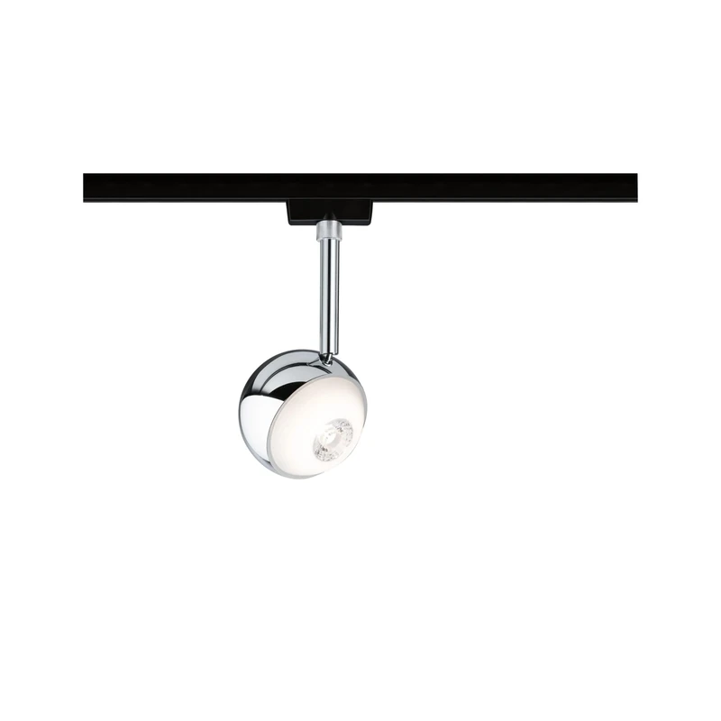 Paulmann 96807 Capsule II URail LED Individual spot 440lm 6.3W 2700K dimmable 230V Black matt, Chrome Rail System
