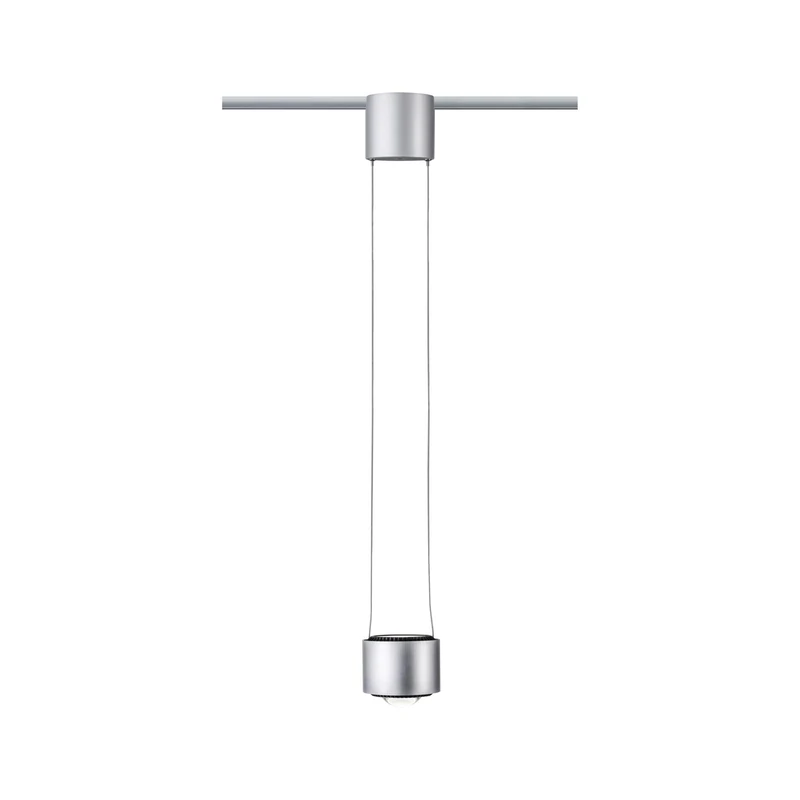 Paulmann 96811 Aldan URail LED Pendant 930lm / 530lm 8.5 / 1x4.5W 4000K dimmable 230V Chrome matt, Black Rail System