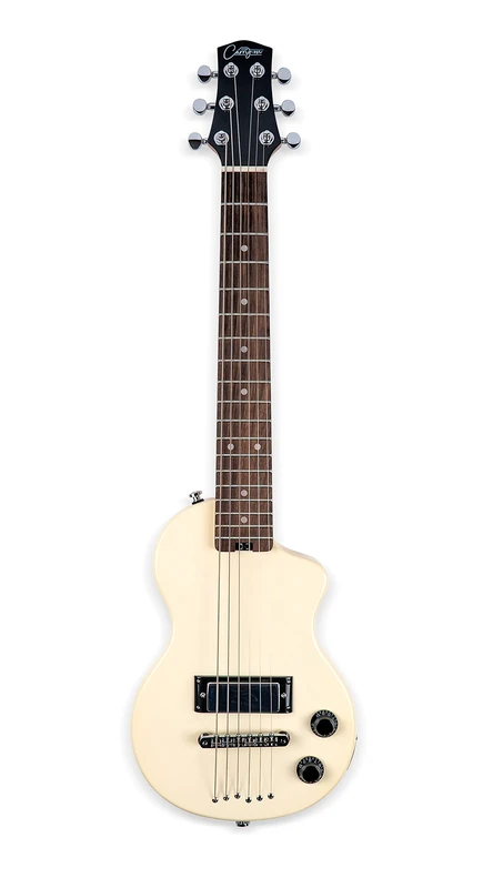 Carry-on By Blackstar Mini Vintage White Electric Guitar – Perfect for Kids and Adults, Beginners and Travel,