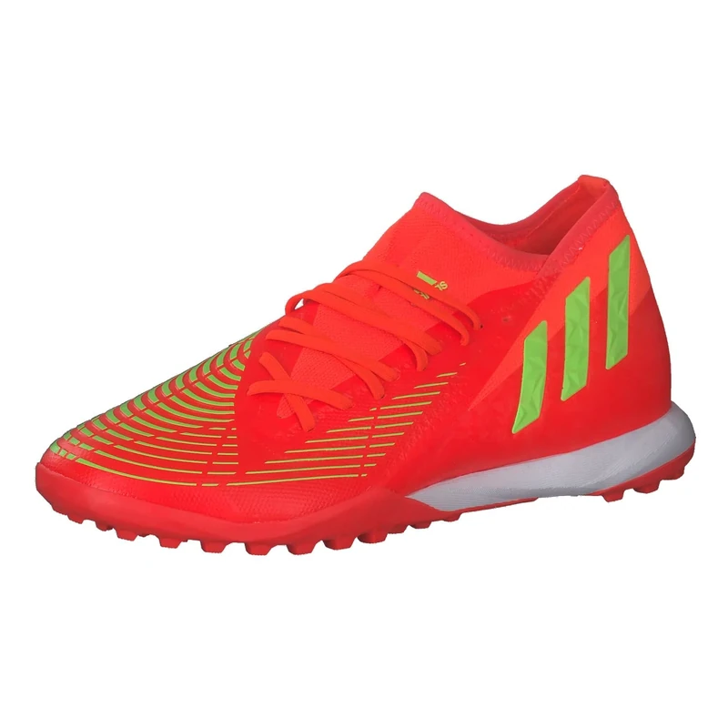 adidas Edge.3 TF Trainers, Solar Red Team Solar Green Core Black, 6.5 UK - Image 1