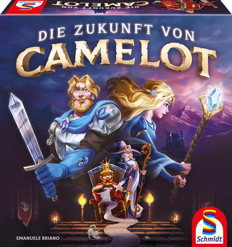 Schmidt Spiele 49407 The Future of Camelot Tactical Bluffing Game Multi-Coloured