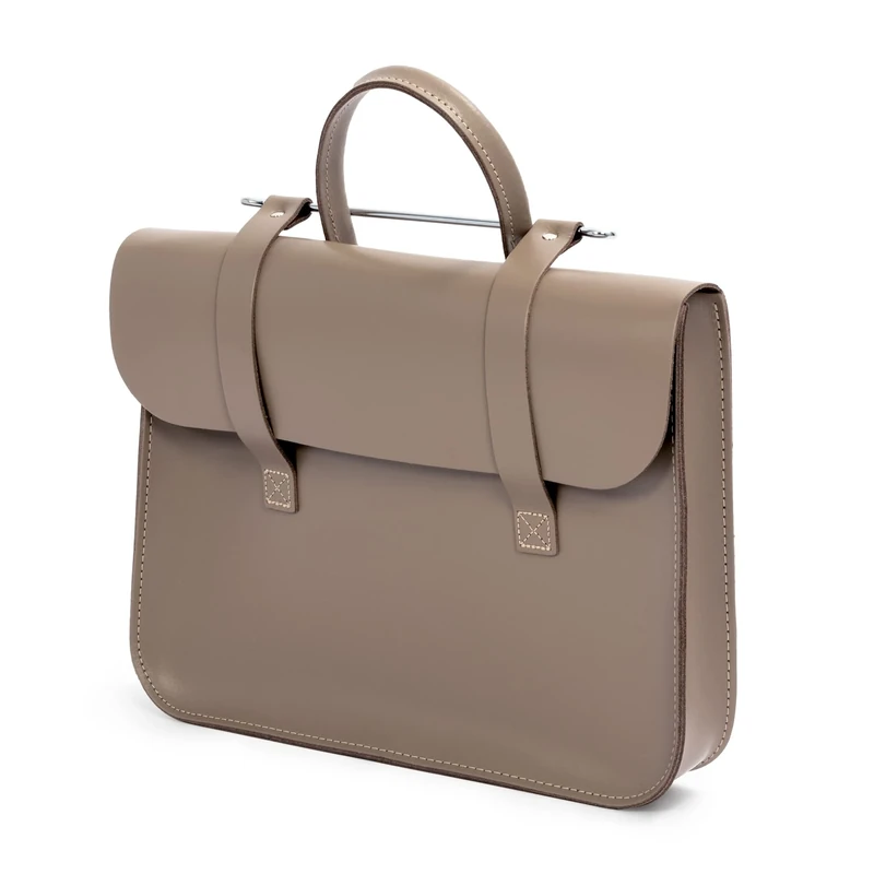 Oxford Traditional Leather MC1-TP Music Case, Taupe