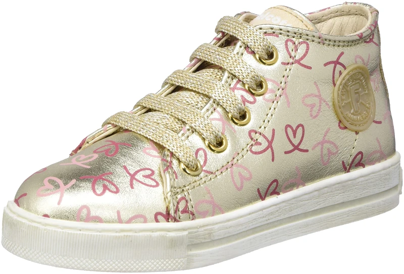Falcotto Girls and Girls Magic Sneakers, Gold, 8.5 UK Child