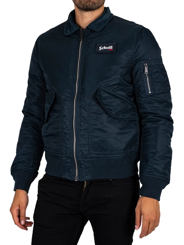 Schott NYC Unisex Bombers, Marine, 3XL