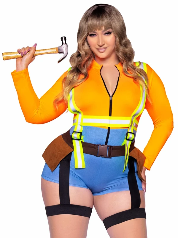 Leg Avenue 87108X-10108 87108x 10108 Costume, Multicolored, 2X - Image 1