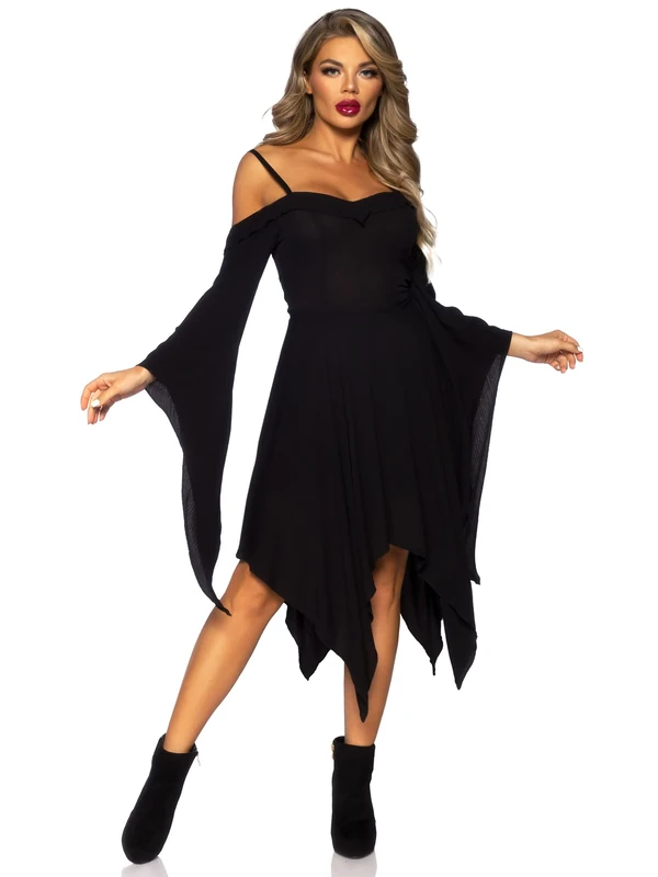 Leg Avenue 87117-00104 87117 00104 Carnival Costume, Theme Party, Women, Black, XL (Taglia Italiana 46) - Image 1