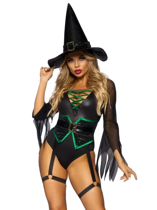 Leg Avenue 87148-00101 87148 00101 Costume, Black, S - Image 1