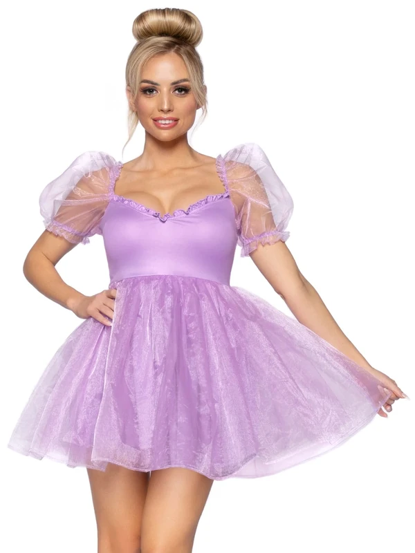 Leg Avenue Women's Adult Sized Costumes, Lavender, M - Image 1