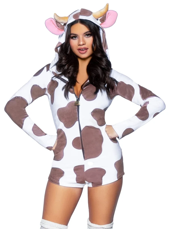 Leg Avenue 87100-15203 87100 15203 Costume, Women, Brown/Whit, L