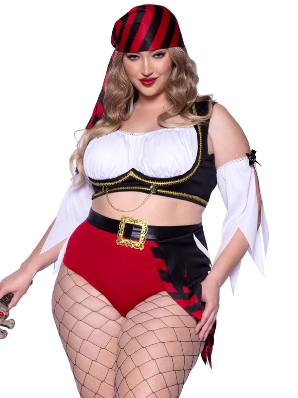 Leg Avenue 86906X-10108 86906x 10108 Costume, Women, Multicolored, 1X-2X