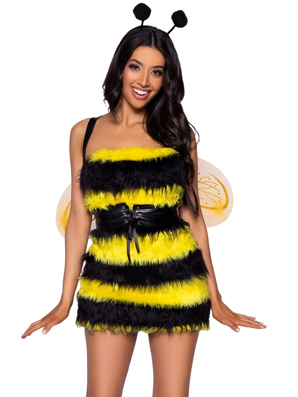 Leg Avenue 87133-04103 87133 04103 Costume, Women, Black/Yell, L - Image 1