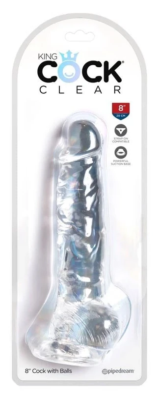 King Cock Clear Natural Dildo-5424400000 Transparent One Size