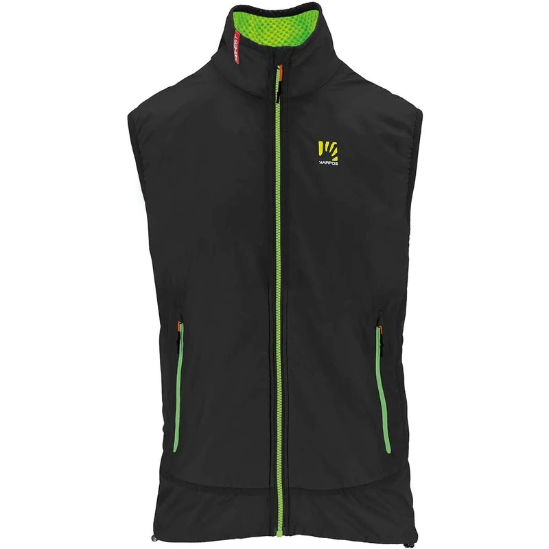 KARPOS 2511000-081 K-P HYBRID VEST Sports vest Men's BLACK/JASMINE GREEN Size XL