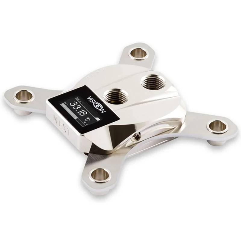 Aqua Computer Cuplex Kryos Next mit Vision LGA 1700 - PVD/Nickel