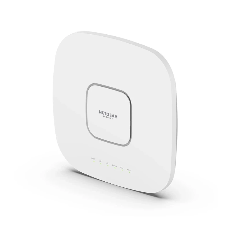NETGEAR Wireless Access Point (WAX630E) - WiFi 6E Tri-Band AXE7800 Speed | Up to 456 Client Devices | 1 x 2.5G Ethernet Port | 802.11ax | MU-MIMO | Insight Remote Management