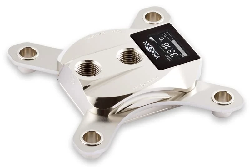 Aquacomputer cuplex kryos NEXT mit Vision LGA 1700 - Nickel/Nickel