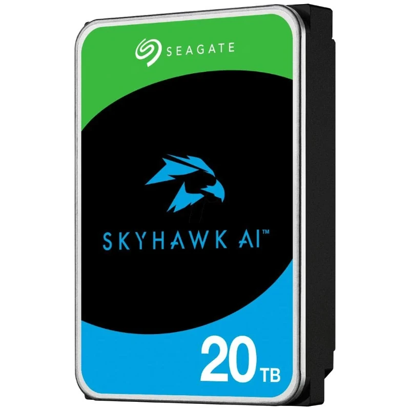 SEAGATE - SURVEILLANCE SKYHAWK AI 20TB 5YRS WARRANTY 3.5IN 6GB/S SATA 256MB 24X7